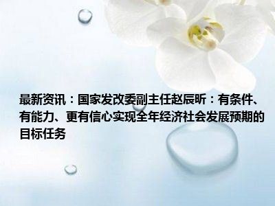 国家发改委副主任赵辰昕会见德国工业联合会首席执行官格纳